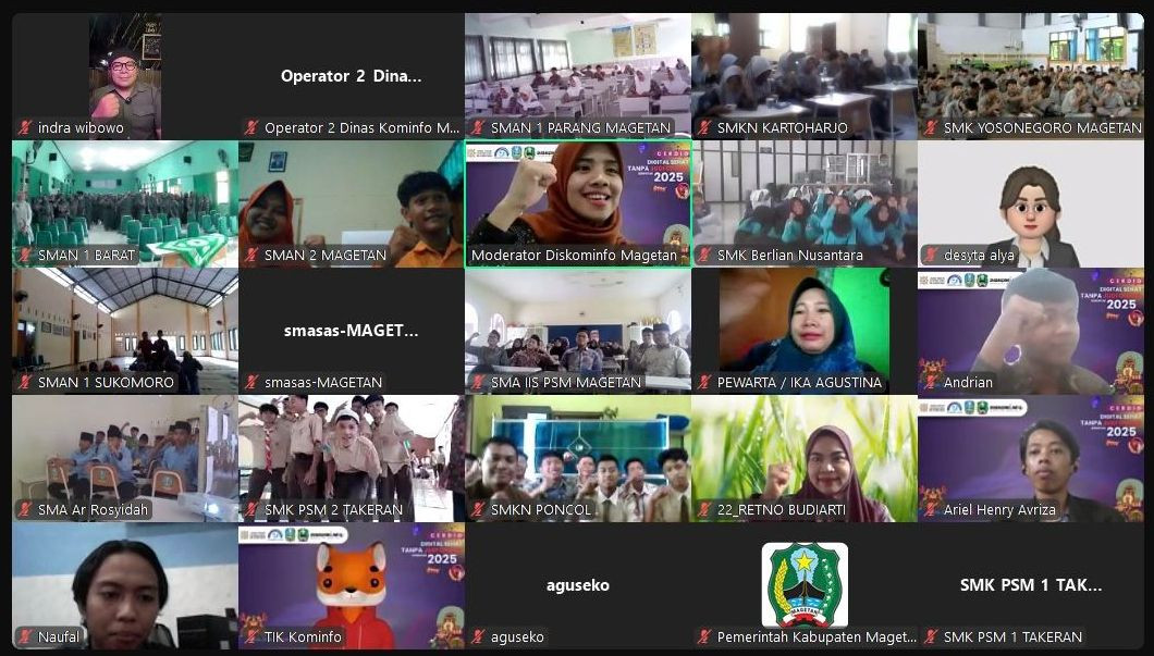 Bagian Upaya Pemberantasan Praktik Judi Online, Dinas Kominfo Magetan Gelar Deklarasi Anti Judi Online